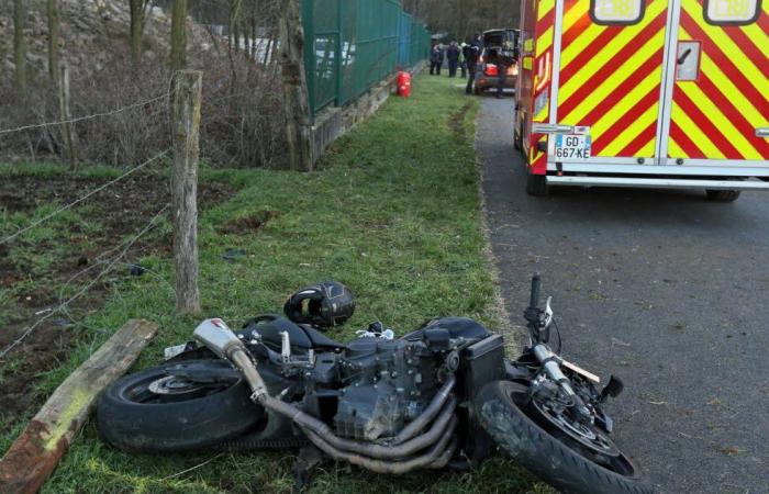 Territoire de Belfort. Un motard de 23 ans meurt dans un accident après avoir perdu le contrôle à Denney – .